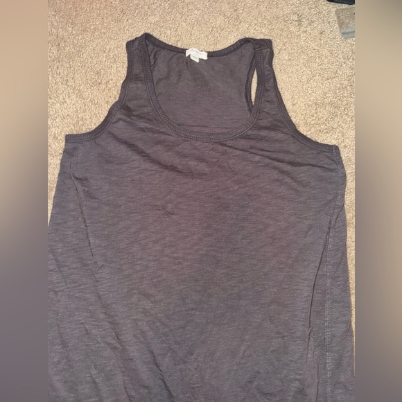 DYLAN COTTON SLUB HANKY HEM DRESS SIZE MEDIUM GREY - Picture 5 of 14